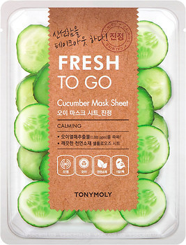 Фото Tony Moly Fresh To Go Mask Sheet Cucumber тканевая маска для лица с экстрактом огурца 22 г