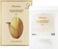 Фото JMsolution Lacto Saccharomyces Golden Rice Mask тканинна маска з ферментами золотого рису 30 мл