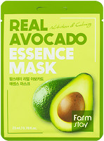 Фото FarmStay Avocado Real Essence Mask тканинна маска з екстрактом авокадо 23 мл