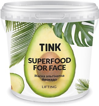 Фото Tink SuperFood For Face Alginate Mask маска альгінатна з ліфтинг ефектом Авокадо і колаген 15 г