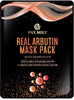 Фото Pax Moly Real Arbutin Mask Pack маска тканинна з арбутином 25 мл
