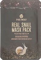 Фото Pax Moly Real Snail Mask Pack маска тканинна з екстрактом муцина равлика 25 мл
