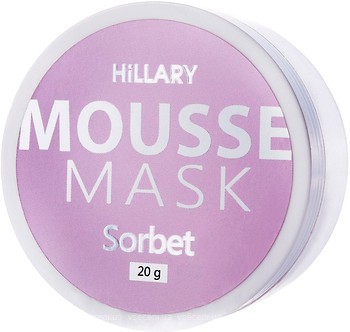 Фото Hillary Mousse Mask Sorbet мус-маска для обличчя Пом'якшувальна 20 г