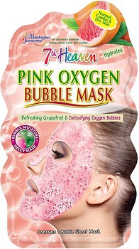 Фото 7th Heaven бульбашкова маска для обличчя Pink Oxygen Bubble Mask рожева 10 г