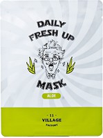 Фото Village 11 Factory тканинна маска для обличчя Daily Fresh UP mask Aloe 20 г