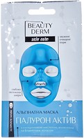 Фото Beauty Derm альгинатная маска для лица Skin Care с гиалуроновой кислотой коллагеном и голубым лотосом 20 г