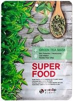 Фото Eyenlip тканинна маска для обличчя Super Food Green Tea Mask Зелений чай 23 мл