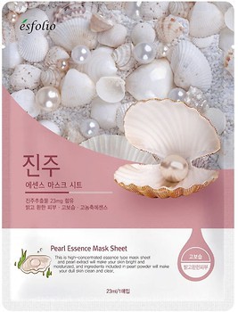 Фото Esfolio тканинна маска для обличчя Essence Mask Sheet Pearl З перлами 23 мл