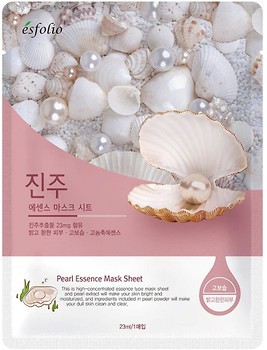 Фото Esfolio тканевая маска для лица Essence Mask Sheet Pearl С жемчугом 23 мл