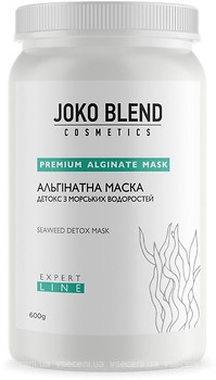 Фото Joko Blend альгінатна маска для обличчя і тіла Premium Alginate Mask Детокс і морськими водоростями 600 г