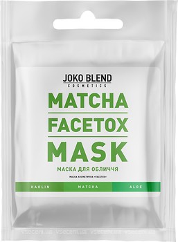 Фото Joko Blend маска для лица Facetox Mask Matcha Матча 20 г