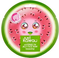 Фото Just Kawaii маска для лица Jelly Watermelon с экстрактом тофу упругость и эластичность 25 г