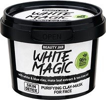 Фото Beauty Jar маска для обличчя White Magic Purifying Clay-Mask з екстрактом листя мате 140 г