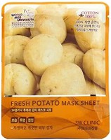 Фото 3W Clinic тканинна маска для обличчя Fresh Potato Mask Sheet з екстрактом картоплі 23 г