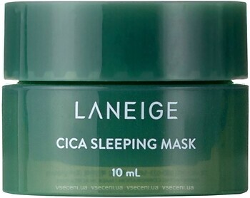 Фото Laneige маска для лица Special Care Cica Sleeping Mask Ночная для проблемной кожи 10 мл