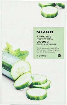 Фото Mizon тканинна маска для обличчя Joyful Time Essence Mask Cucumber Огірок 23 г