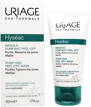 Фото Uriage маска-плівка для обличчя Hyseac Exfoliating Mask Очищаюча 50 мл