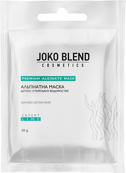 Фото Joko Blend альгінатна маска для обличчя і тіла Premium Alginate Mask Детокс і морськими водоростями 20 г
