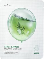 Фото IsNtree тканевая маска для лица Spot Saver Mugwort Gauze Mask с экстрактом полыни 23 г