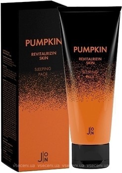 Фото J:ON нічна маска для обличчя Sleeping Pack Pumpkin Revitalizing з гарбузом 50 г