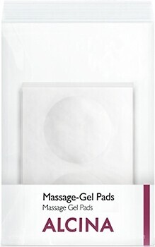 Фото Alcina маска для обличчя Massage-Gel Pads Анти-куперозні масажні гелеві серветки 2x 5 мл
