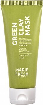 Фото Marie Fresh Cosmetics маска для лица Acne Off Green Clay Mask с зеленой глиной 50 мл
