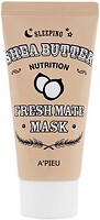 Фото A'pieu нічна маска для обличчя Fresh Mate Shea Butterз маслом ши 50 мл