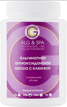 Фото Alg & Spa маска для обличчя Professional Line Collection Masks Антиоксидантна з журавлиною 200 г