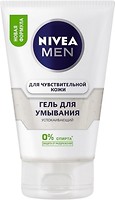 Фото Nivea гель для вмивання Men для чутливої шкіри 100 мл