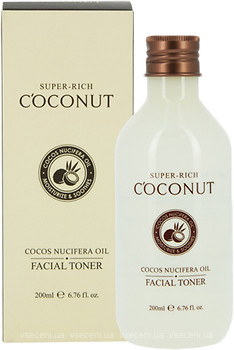 Фото Esfolio тонер Super-Rich Coconut Facial Toner поживний з кокосовим маслом 200 мл