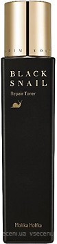 Фото Holika Holika тонер Black Snail Repair Toner восстанавливающий с экстрактом черной улитки 160 мл