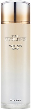 Фото Missha тонер Time Revolution Nutritious Toner питательный для сухой и тусклой кожи 150 мл