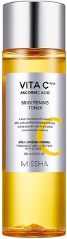Фото Missha тонер Vita C Plus Brightening Toner освітлювальний з вітаміном C 200 мл