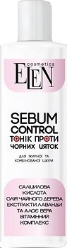 Фото Elen Cosmetics тонік Sebum Control для жирної і комбінованої шкіри проти чорних точок 200 мл