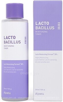 Фото A'pieu тонер Lacto Bacillus Toner увлажняющий с ферментированным комплексом 210 мл