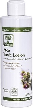 Фото BioSelect лосьйон-тонік Face Tonic Lotion з диктамелією, жасмином і зеленим чаєм 200 мл