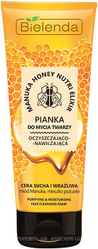 Фото Bielenda пінка для вмивання Manuka Honey Nutri Elixir очищувальна зволожувальна 175 мл