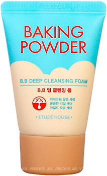 Фото Etude House пінка Baking Powder BB Deep Cleansing Foam для глибокого очищення і зняття BB-крему 30 мл