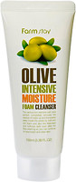 Фото FarmStay пенка Olive Intensive Moisture Form Cleanser увлажняющая с экстрактом оливы 100 мл
