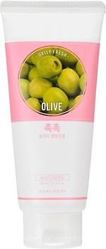 Фото Holika Holika пінка для вмивання Daily Fresh Olive Cleansing Foam з екстрактом оливи 150 мл