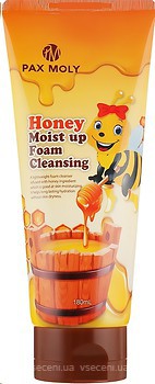 Фото Pax Moly пенка для умывания Honey Moist Up Foam Cleansing с экстрактом меда 180 мл