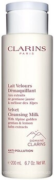 Фото Clarins очищуюче молочко Velvet 200 мл