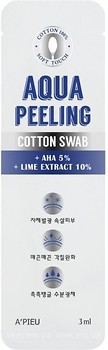 Фото A'pieu палички для пілінгу шкіри обличчя з АНА-кислотами 8% Aqua Peeling Cotton Swab Intensive Type 3 мл