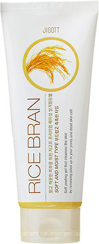 Фото Jigott пілінг-гель з рисовими висівками Premium Facial Rice Bran Peeling Gel 180 мл