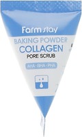 Фото FarmStay скраб для обличчя Baking Powder Collagen Pore Scrub 7 г