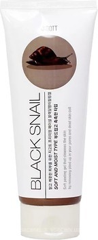 Фото Jigott гель-пілінг для обличчя Facial Black Snail Peeling Gel 180 мл