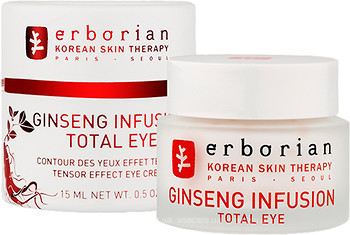 Фото Erborian відновлюючий крем для шкіри навколо очей Ginseng Infusion Total Eye 15 мл