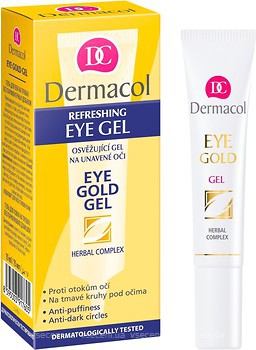 Фото Dermacol гель для шкіри навколо очей Eye Gold Gel 15 мл