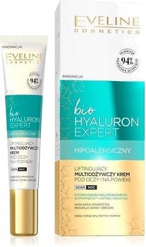 Фото Eveline Cosmetics крем для шкіри навколо очей Bio Hyaluron Expert 20 мл
