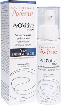 Фото Avene сироватка для шкіри навколо очей A-Oxitive Antioxidant Defense Serum Sensitive Skins 30 мл